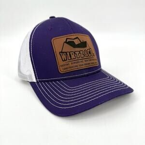 NV Caps NWoT Purple W/White Mesh Trucker Cap SnapBack “Wirtz & Co” Business Logo